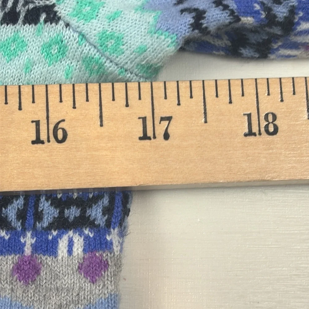 Talbots Sweater Womens‎ Extra Small Wool Blend Geometric Stripes
